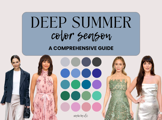 deep summer color palette guide celebrities