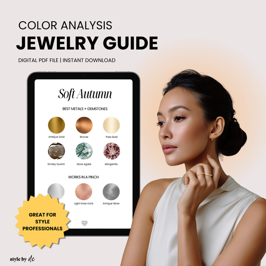 16 Season Color Analysis Jewelry Guide