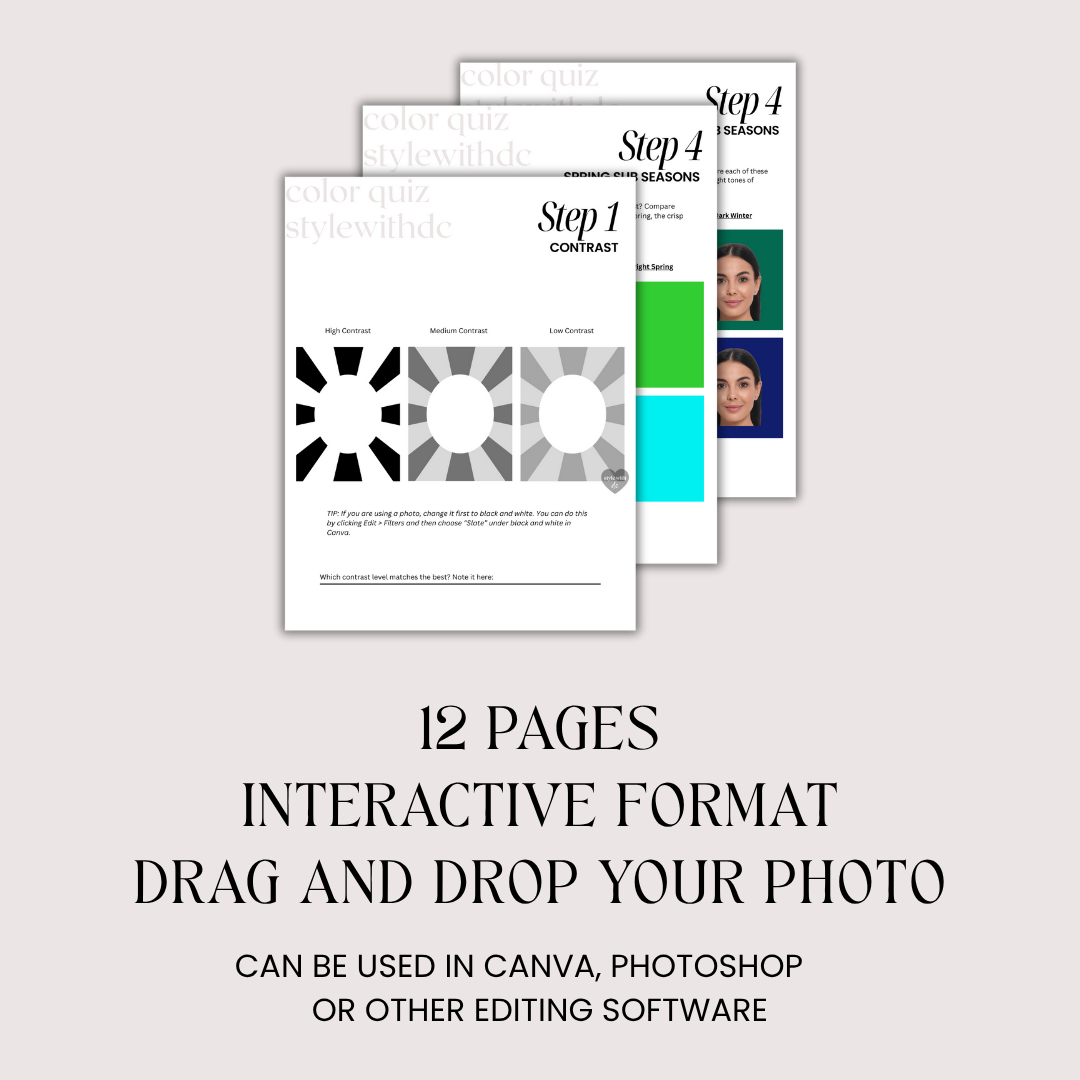 DIY Color Analysis Workbook