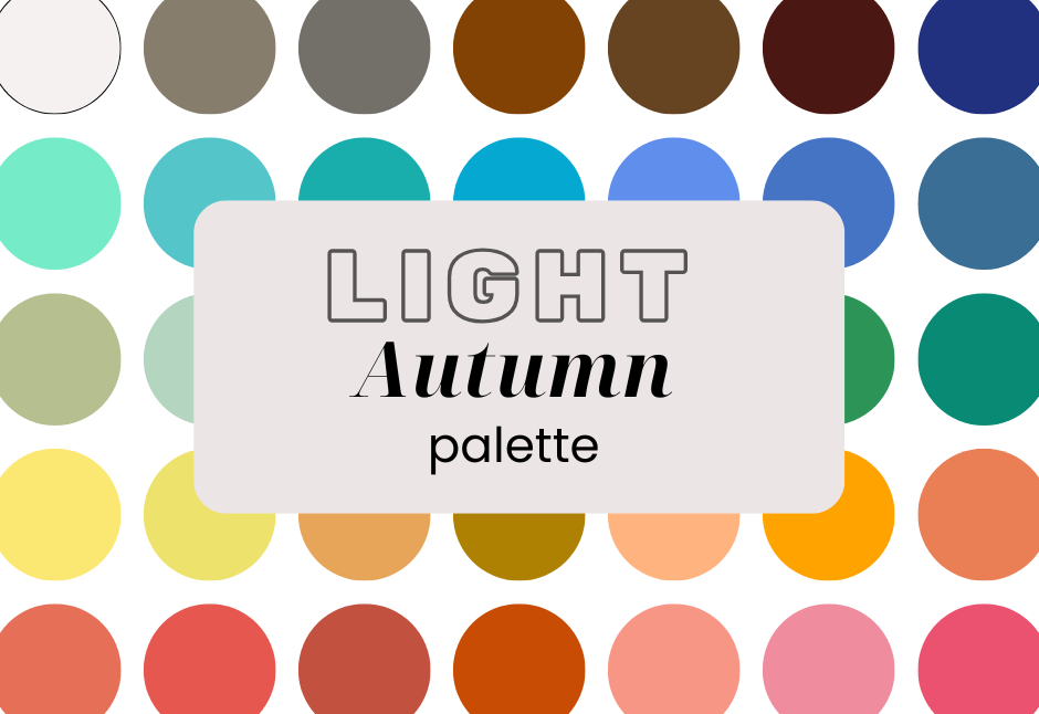 Light Autumn Color Palette