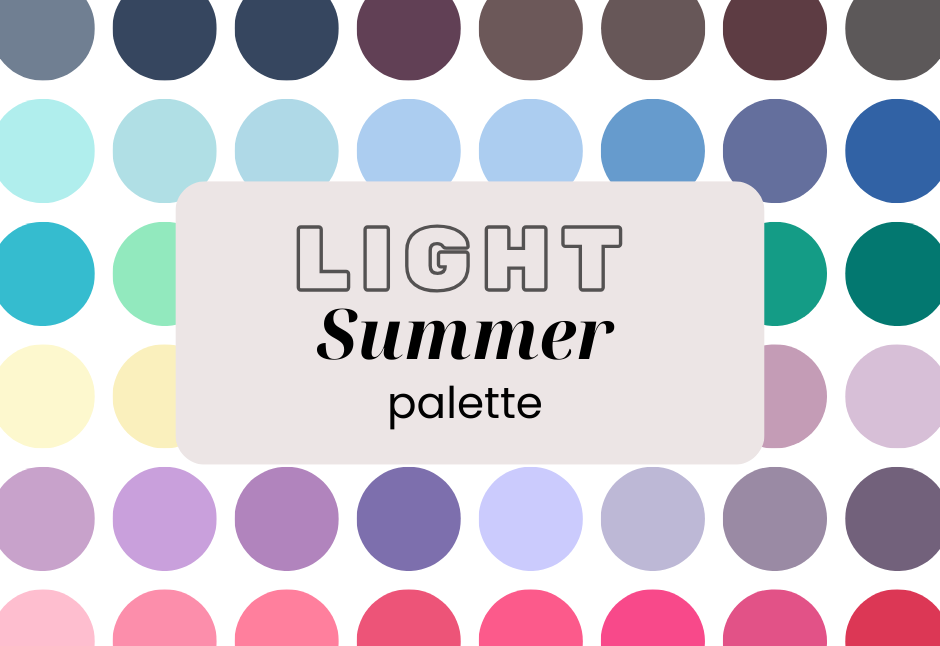 Light Summer Color Palette
