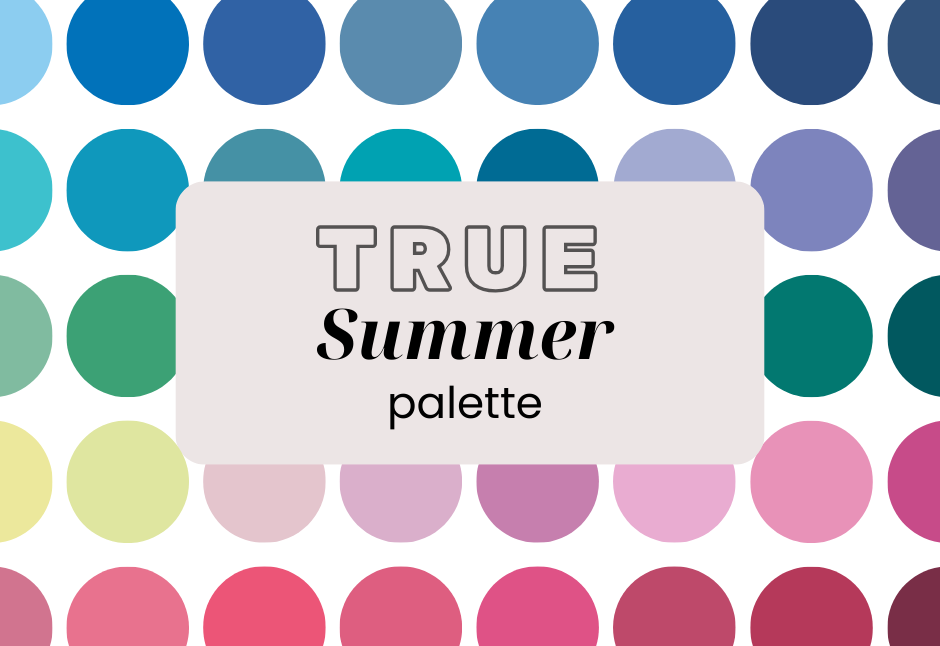 Summer Rectangle Colour True Summer Color Palette – Style with DC