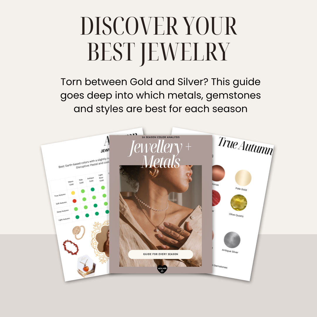16 Season Color Analysis Jewelry Guide