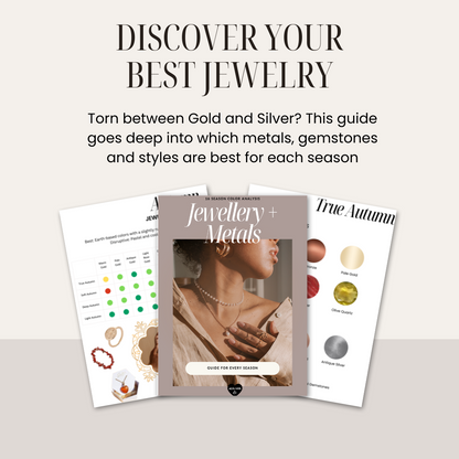 16 Season Color Analysis Jewelry Guide