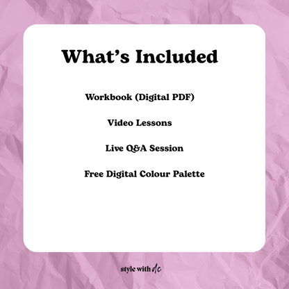 Learn Colour Analysis: Founding Cohort